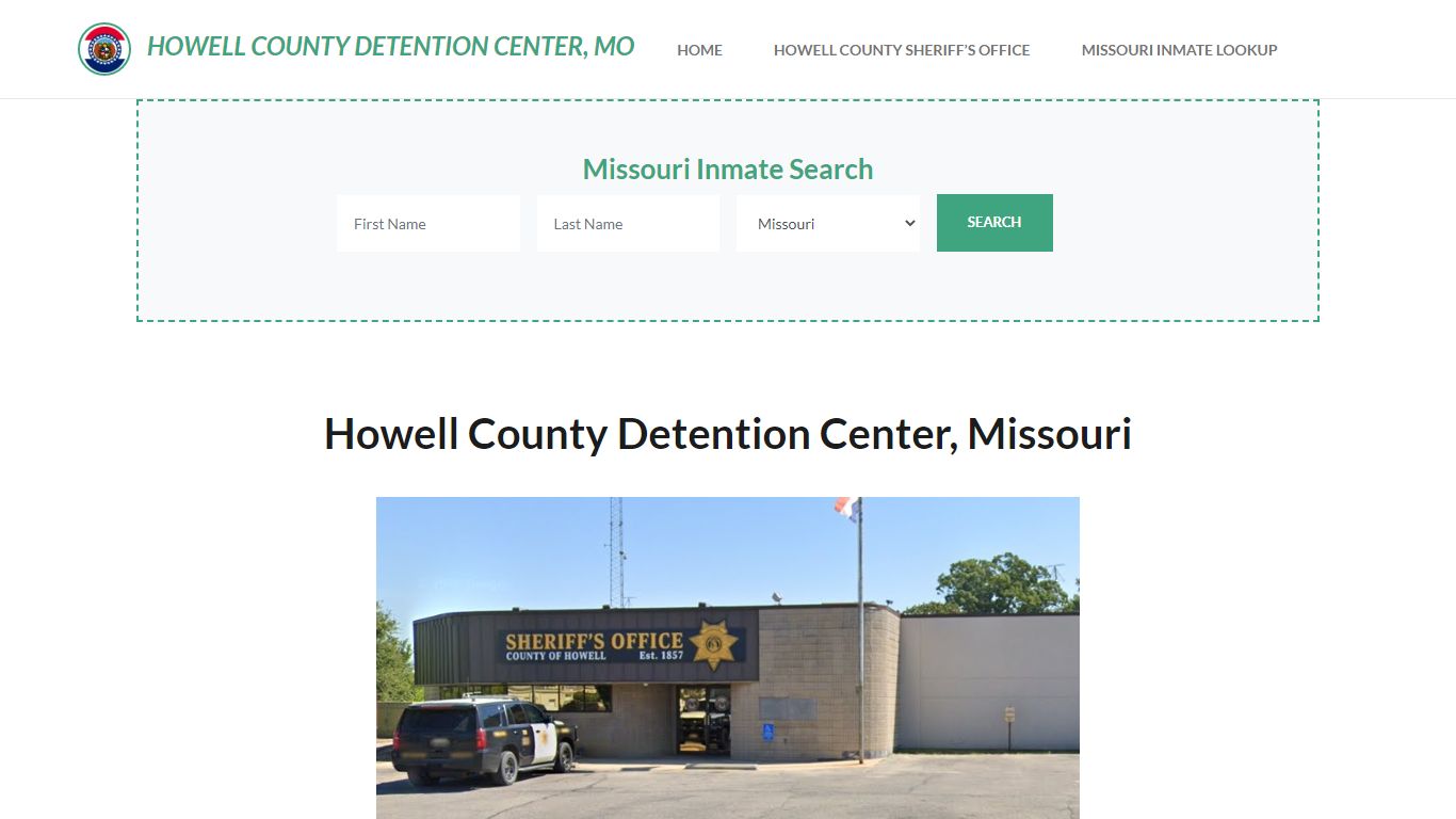 Howell County Detention Center, MO Inmate Roster, Offender Search