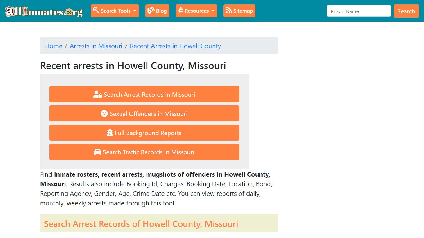 Recent arrests in Howell County, Missouri | Mugshots, Rosters, Inmates ...